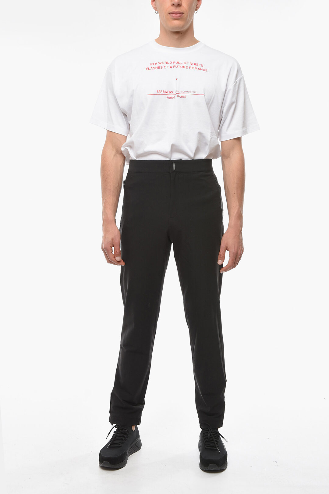 Trousers with logo