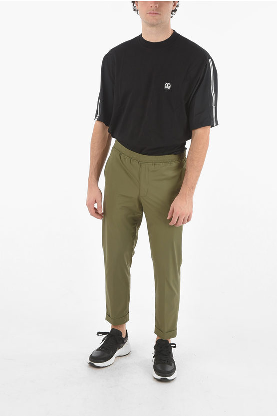 Mid rise stretch tech hot sale joggers