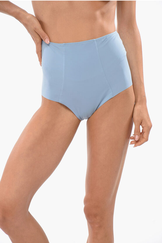 Elisabetta Franchi Stretchy High-waisted Slip In Blue