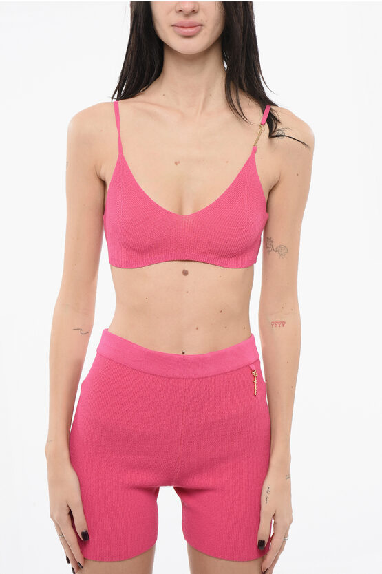 Shop Jacquemus Strethcy Pralu Top With Logoed Straps