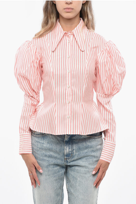 Stripe Motif Puffed… - image