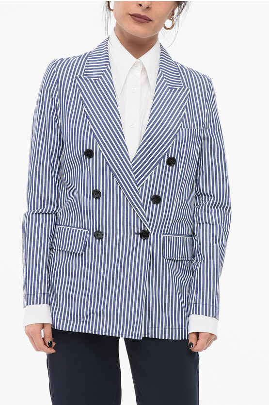 Department Five Striped Ari Double-breasted Blazer