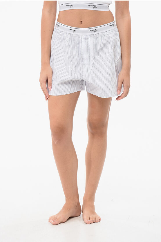 Striped Cotton Boxe… - image