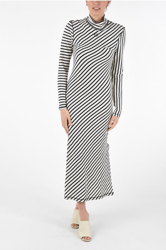 Loewe Striped Cotton Long Sleeve Dress women - Glamood Outlet