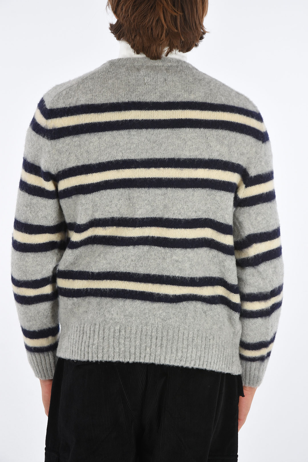 Howlin striped crew-neck sweater men - Glamood Outlet