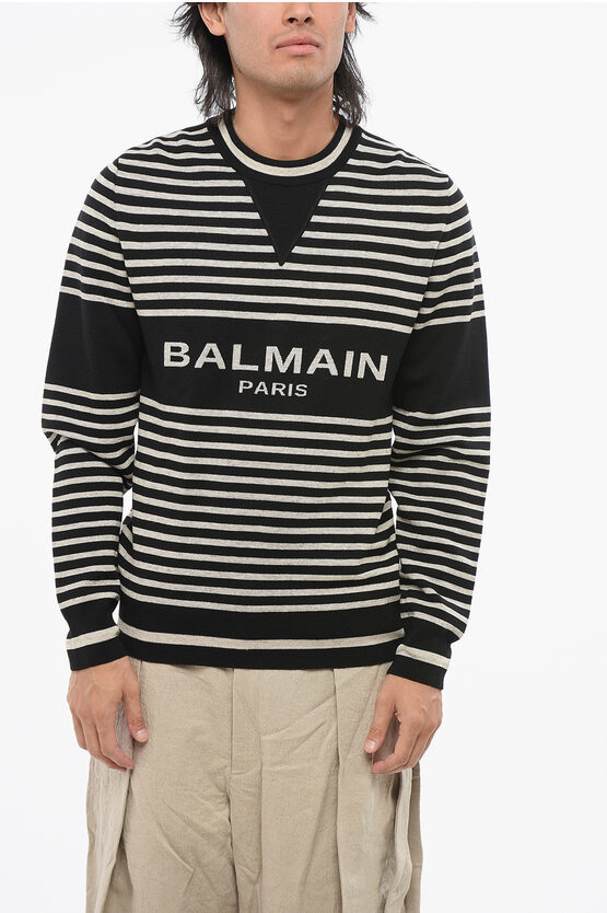 Striped Crew-Neck S… - image