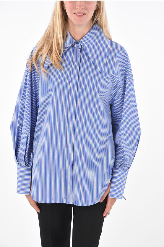 Enfold striped maxi shirt women - Glamood Outlet