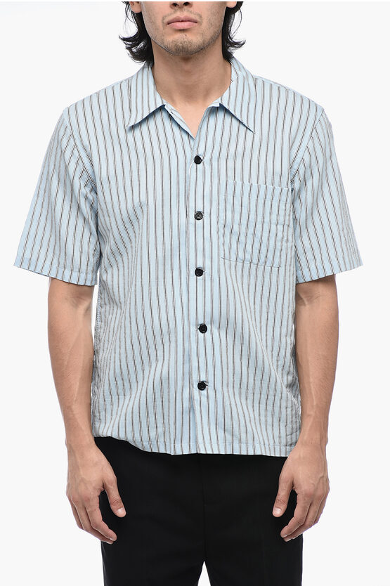 Shop Sunflower Striped Popeline Cotton Shirt