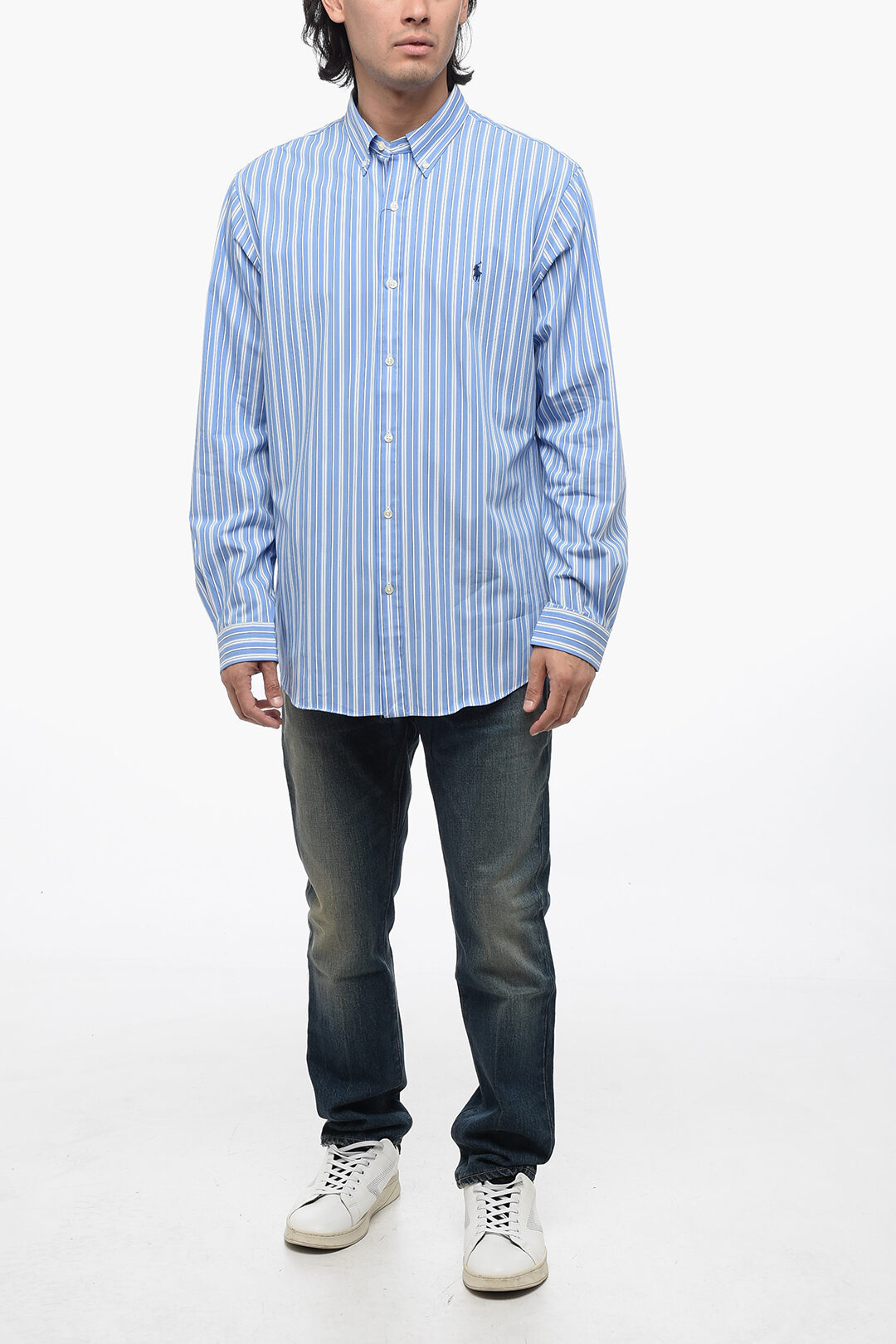 Tシャツ・カットソー Ralph Lauren SLIM FIT STRIPED SHIRT Polo Ralph Lauren Striped Slim-fit Shirt men - Glamood Outlet
