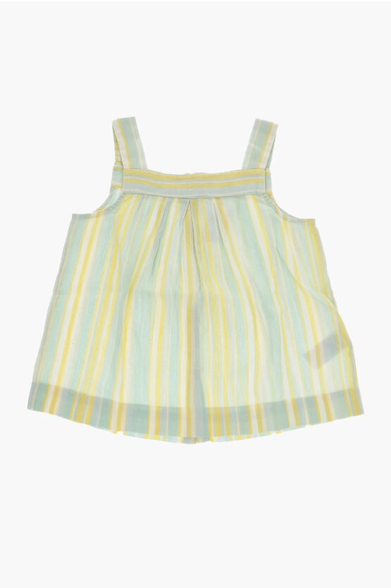 BONPOINT STRIPED SOLEIL TOP WITH BACK CLOSURE