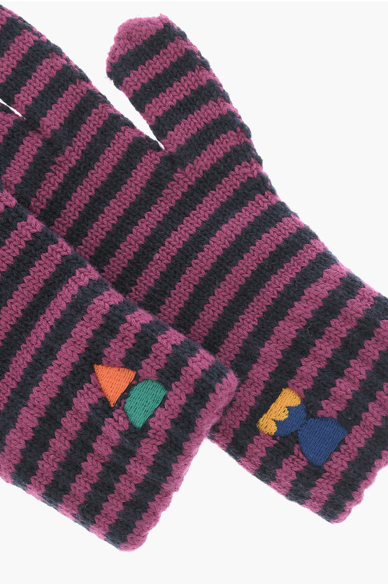 Striped Two-Tone Glovers