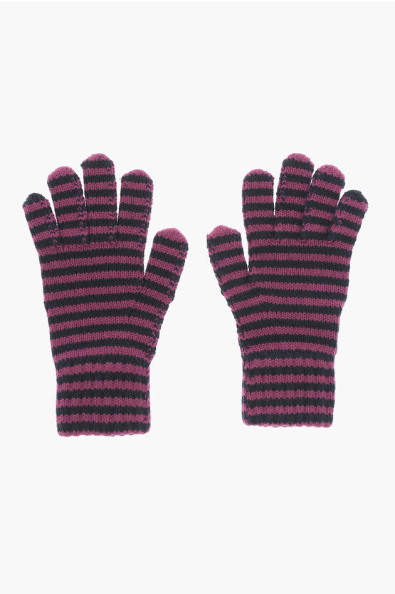 Striped Two-Tone Glovers