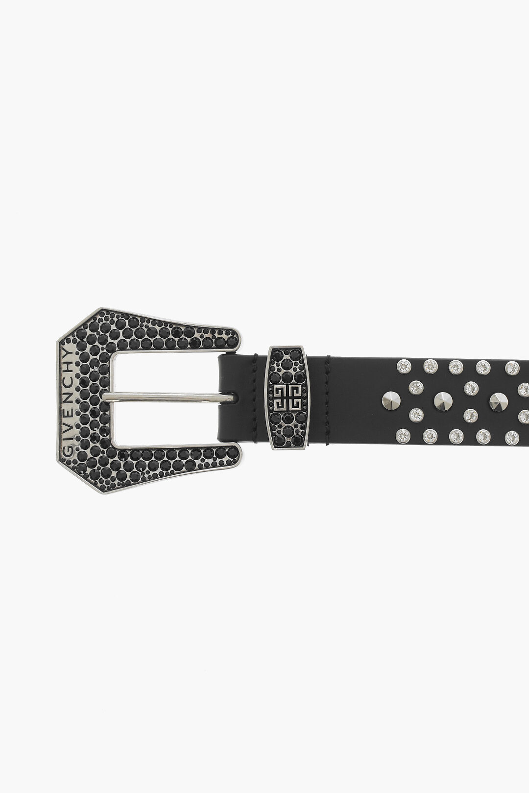 Givenchy Studded and Rhinestone Leather Belt 35mm men Givenchy Studded and Rhinestone Leather Belt 35mm men
