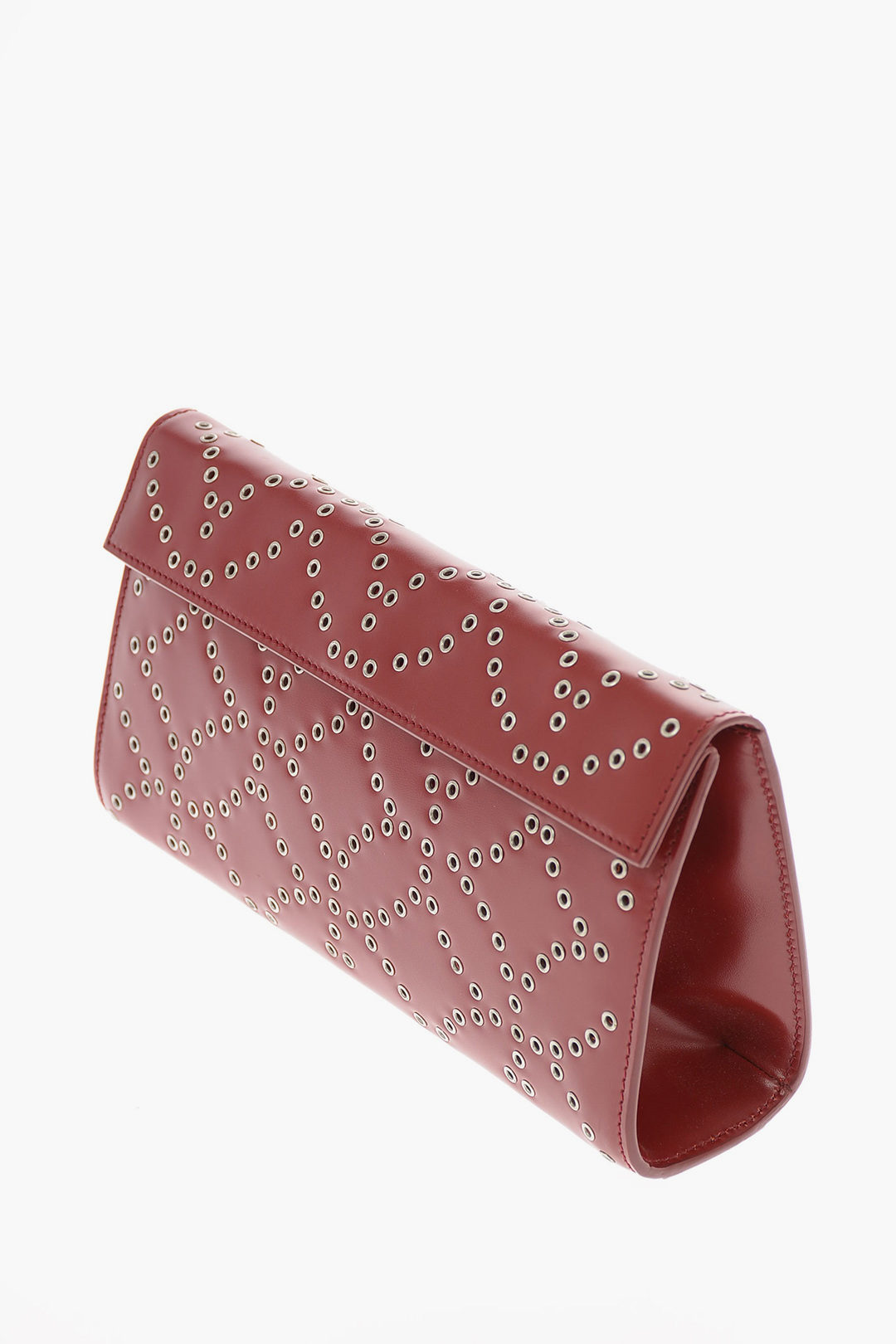 Hassy munitie Onschuld Alaia Studded Leather Clutch with Magnetic Closure women - Glamood Outlet