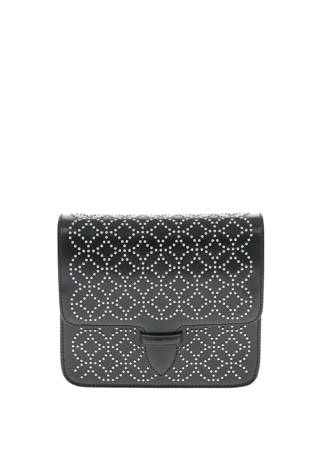 studded leather shoulder bag