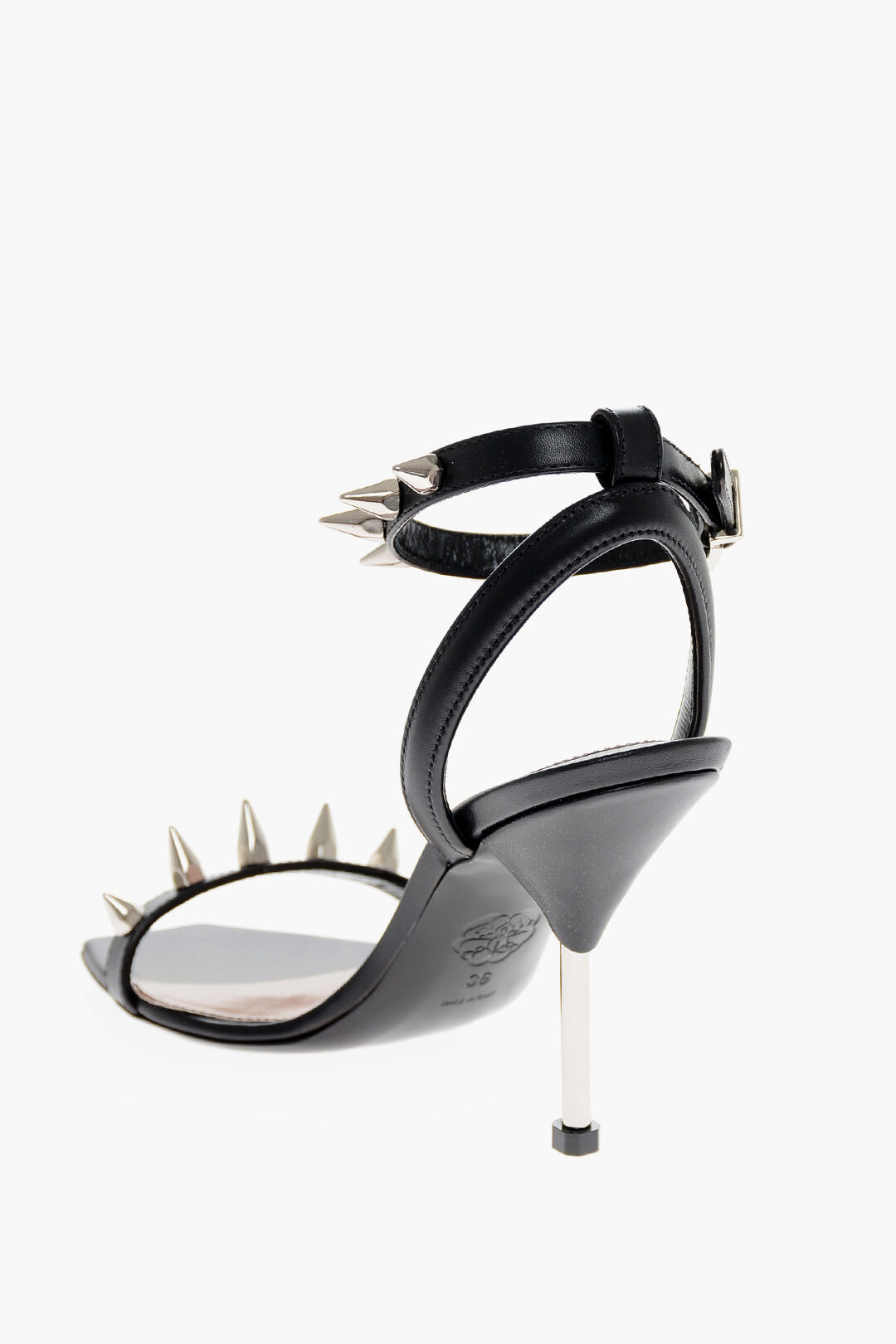 Alexander McQueen Studded Leather UPPER AND SO Sandals 10cm