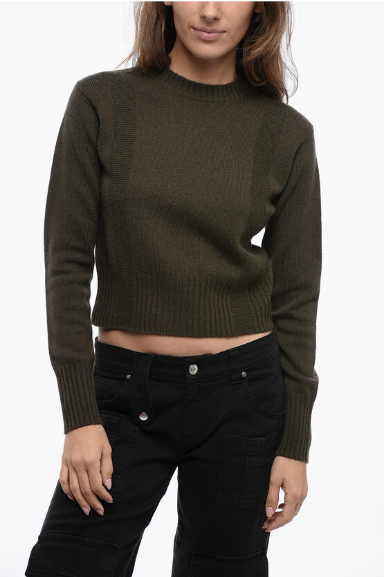 Max Mara Studio Crew Neck Sublime Cashmere Blend Sweater