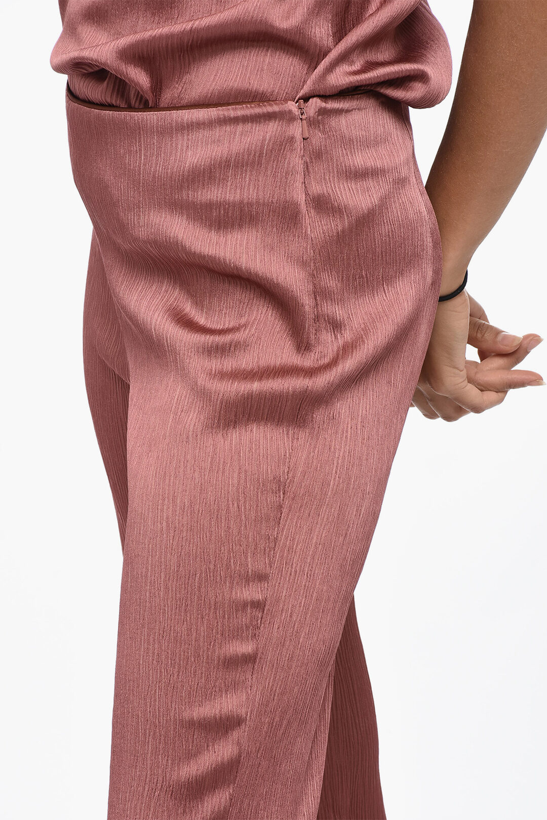 Max Mara STUDIO Jacquard MOLI Pants with Side Zip women