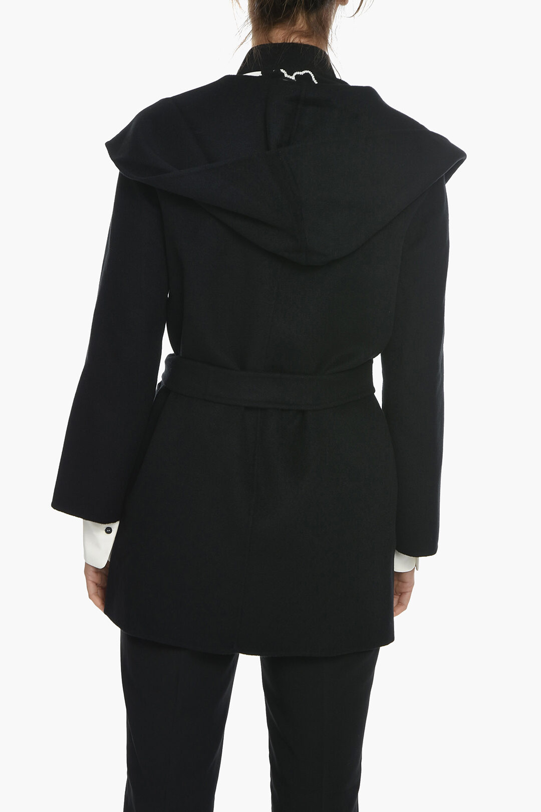 Hooded deals tailored coat