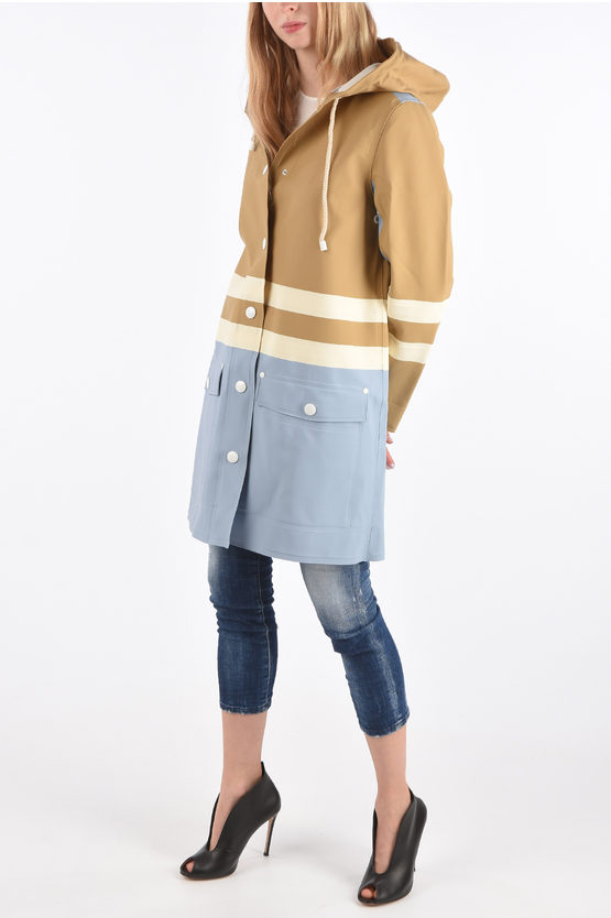 【関税込み】MARNI Cotton raincoat UNIQLO MARNI Khaki Raincoat Block Tech Half Coat size S (US