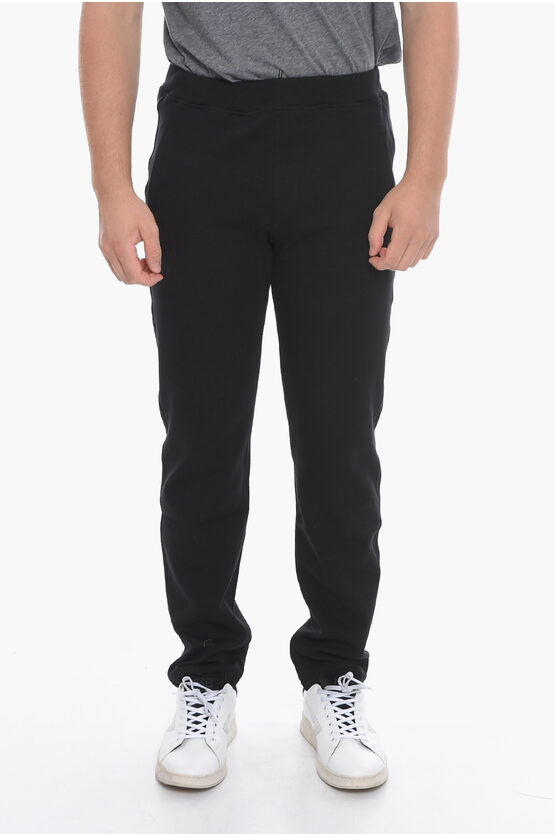 Corneliani Style & Freedom Brushed Cotton Blend Sweatpants In Black