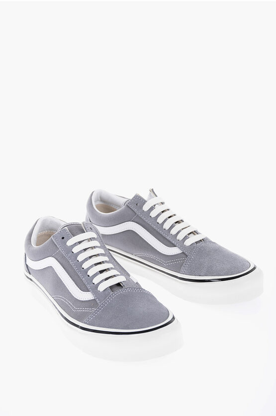 Vans Suede And Fabric Old Skool 36 Low-top Sneakers In Gray