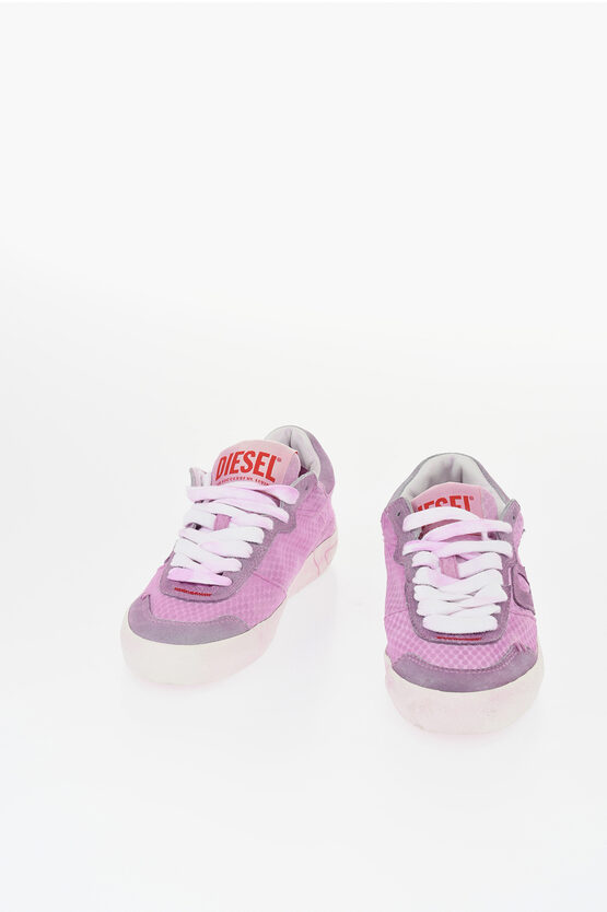 Diesel Suede And Fabric S-leroji Low Top Sneakers