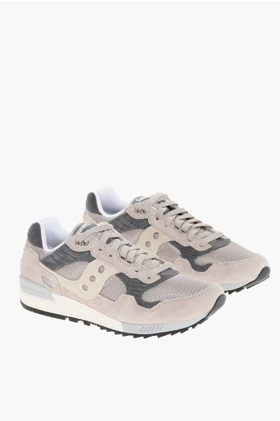 Saucony Suede And Fabric Shadow 5000 Low-top Sneakers In Multi