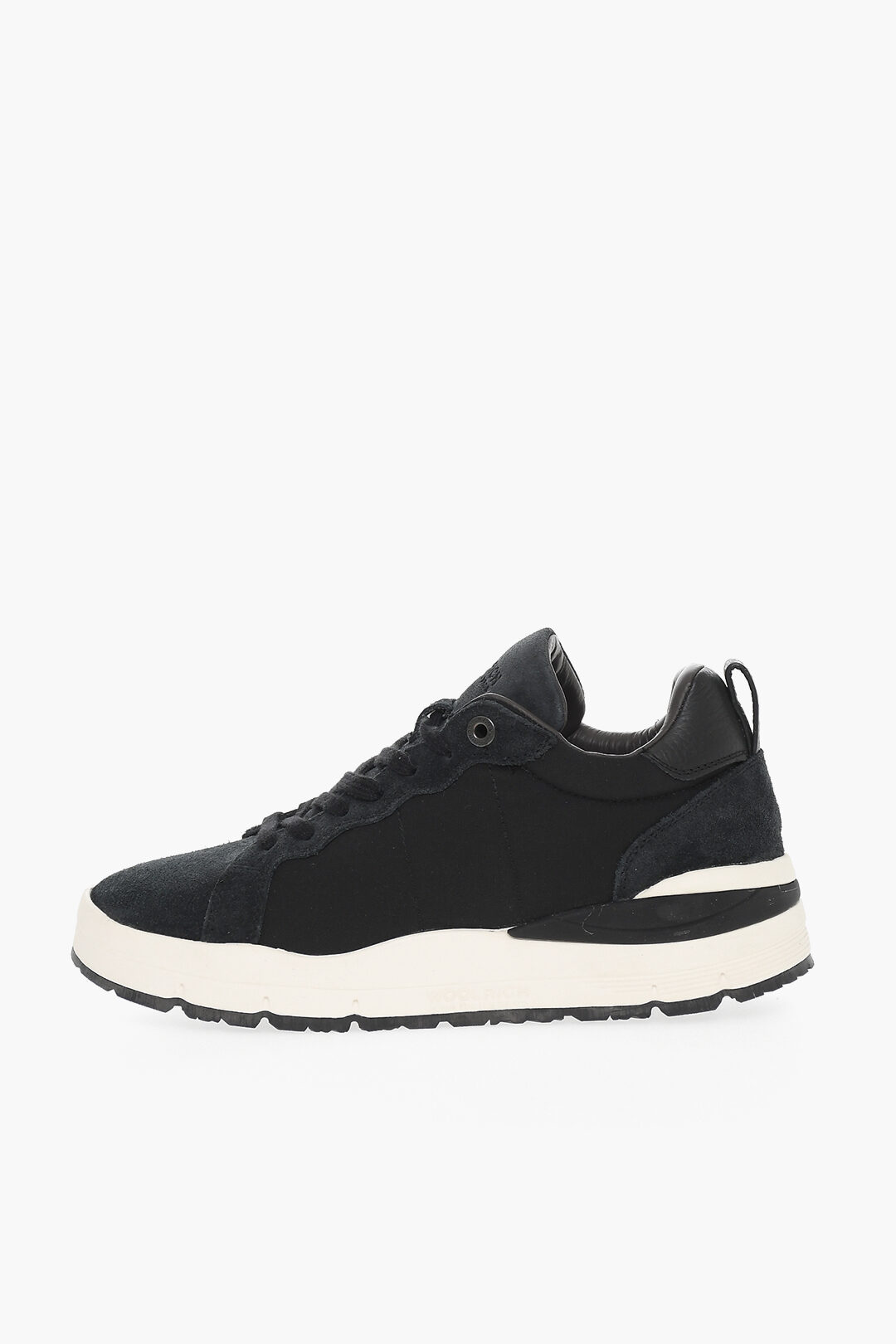 Woolrich Suede and Fabric Sneakers with Contrasting Sole men - Glamood ...