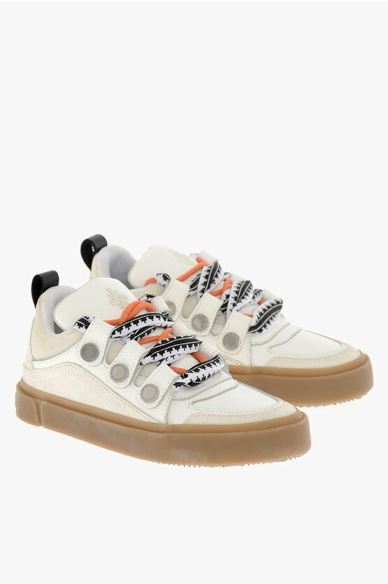 Marcelo Burlon County Of Milan Marcelo Burlon Man Sneakers White Size 9 Leather