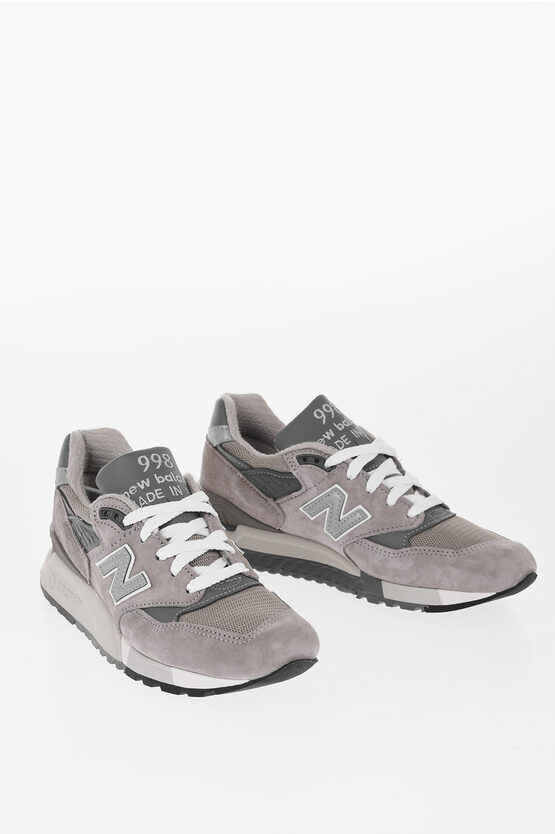New Balance Suede And Technical Fabric 998 Low Top Sneakers