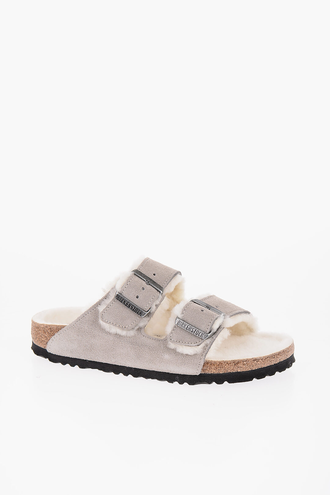 Birkenstock Suede ARIZONA SHEARLING Sandals with Fur Lining damen Glamood Outlet