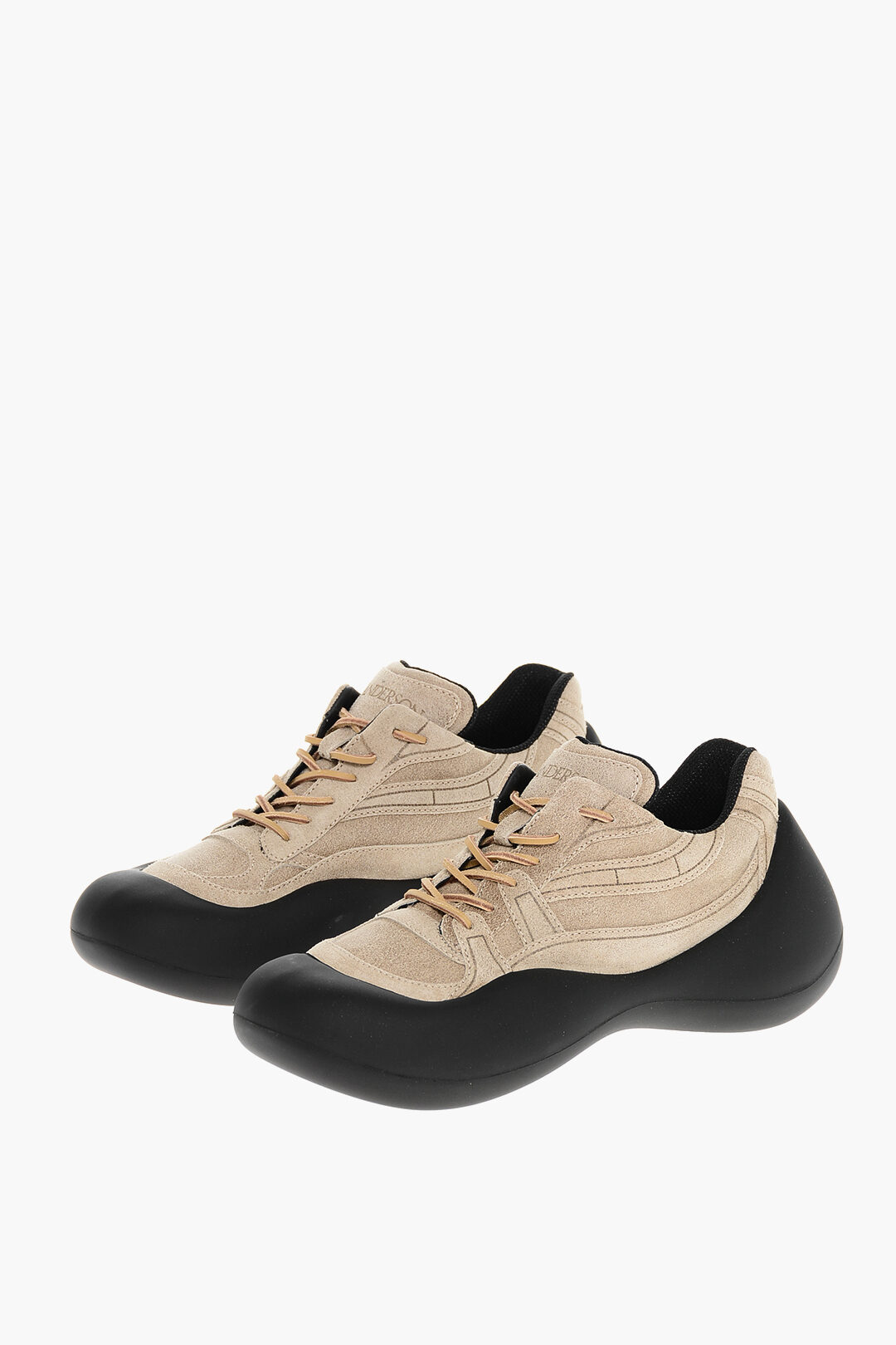 suede.anderson Anderson Bean Men's Stone Waxy Grey Kudu & Black Suave Top