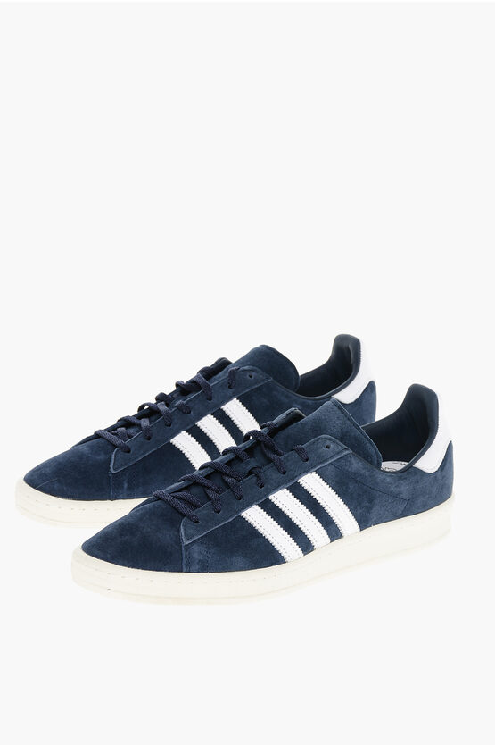Adidas Originals Suede Campus 80s Low-top Sneakers In Blue