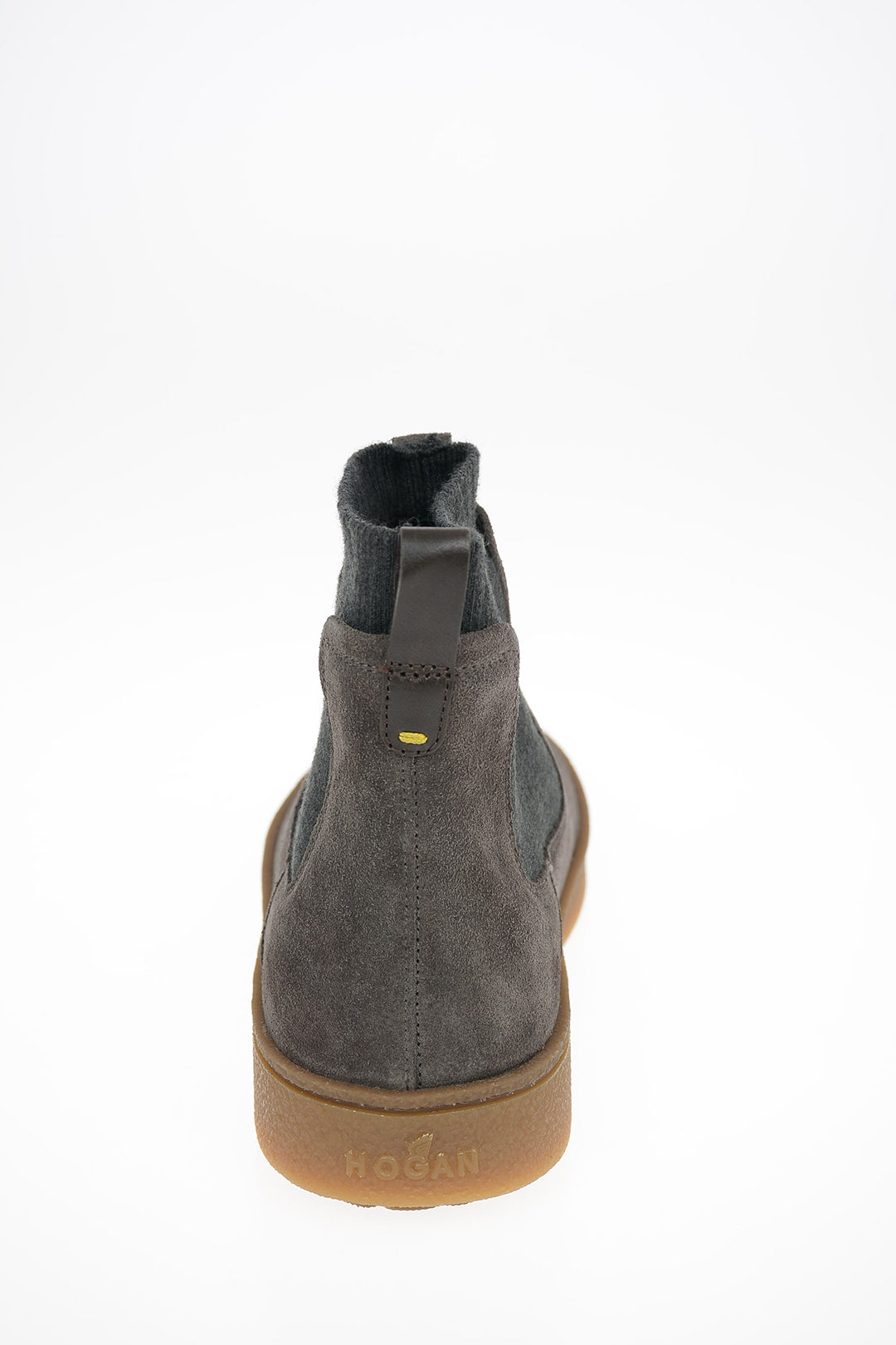 H3800 beatles uomo HOGAN H576 man suede chelsea boots grey