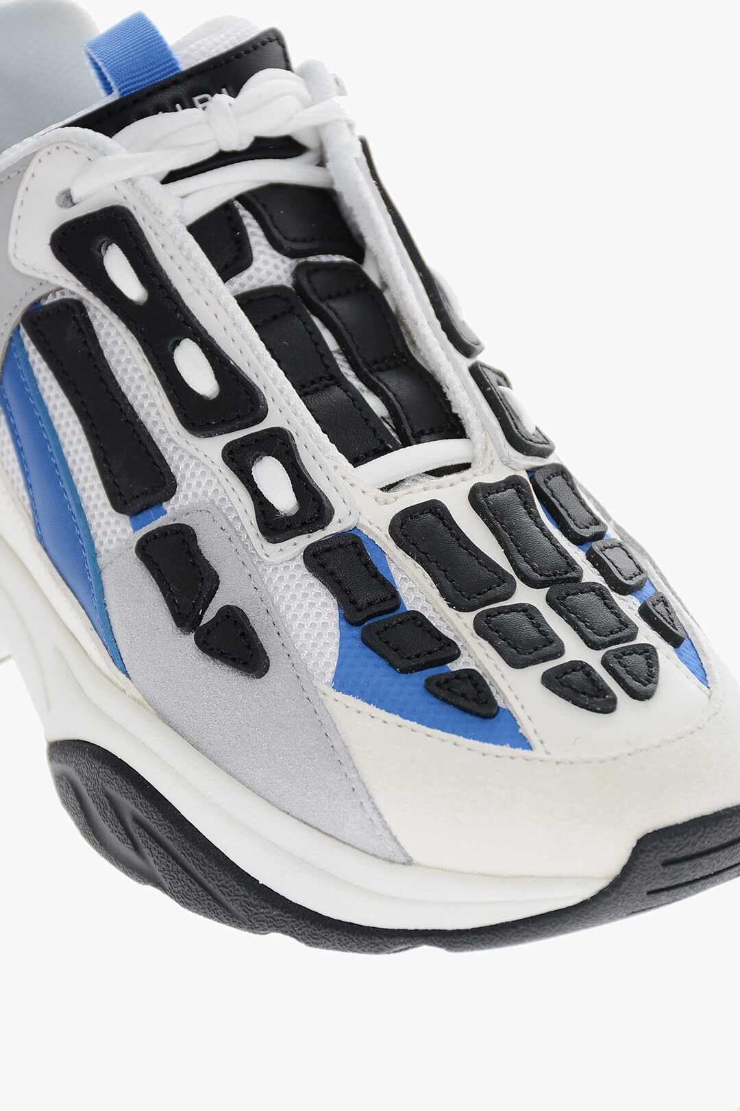 Amiri Suede Inserts BONE RUNNER Sneakers women - Glamood Outlet Amiri Suede Inserts BONE RUNNER Sneakers women - Glamood Outlet