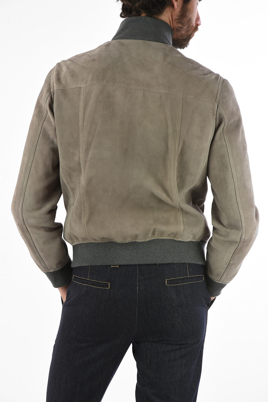 Brunello Cucinelli Suede Jacket with Patch Pockets men - Glamood Outlet