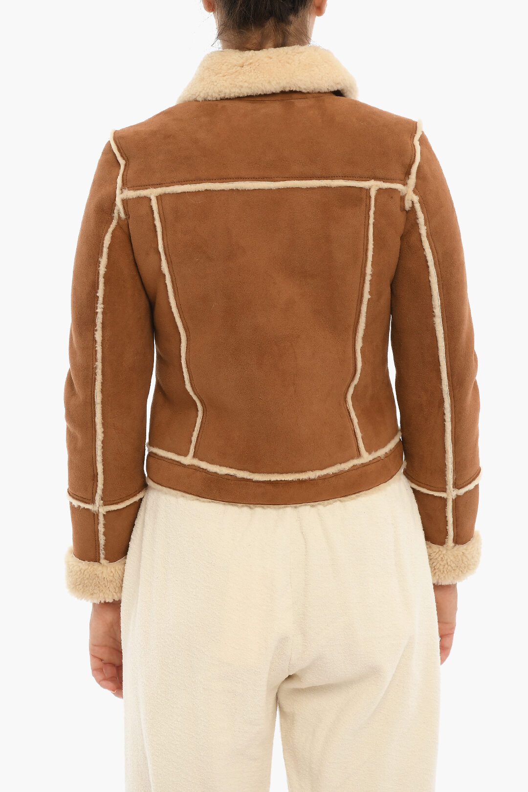 AllSaints Suede KINGSLY Aviator Jacket women Glamood Outlet