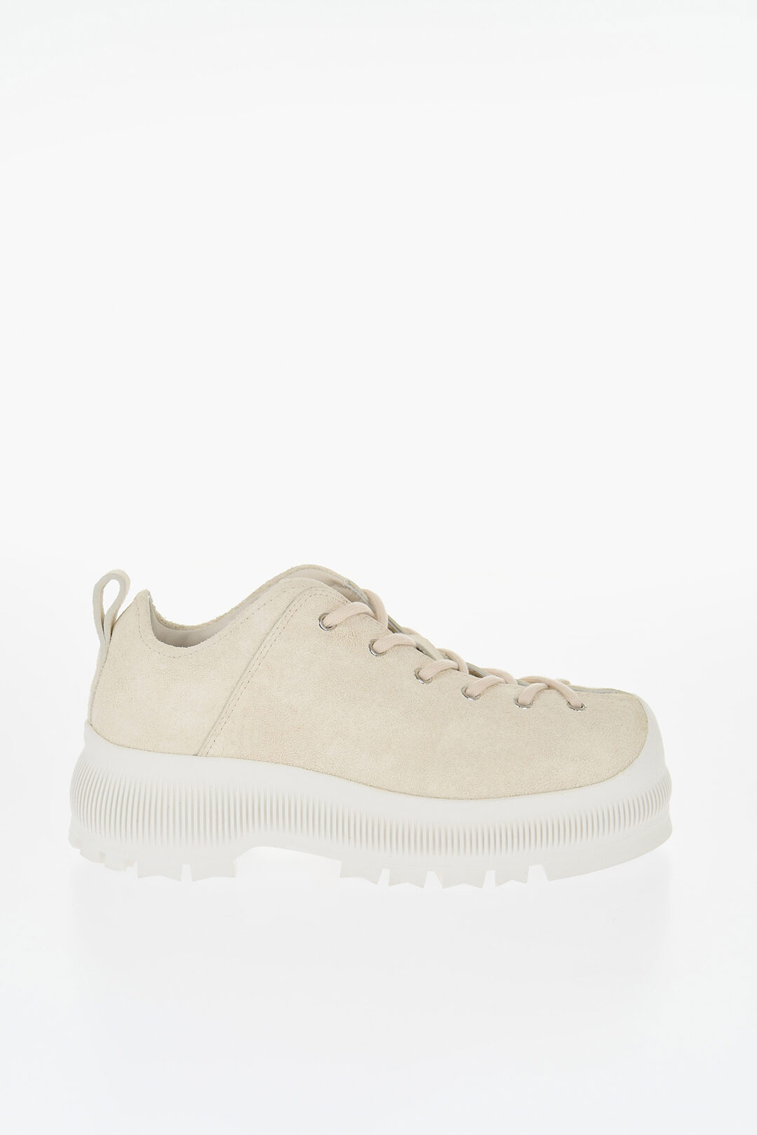 Jil Sander Suede Lace-up Sneakers with Vibram Sole men