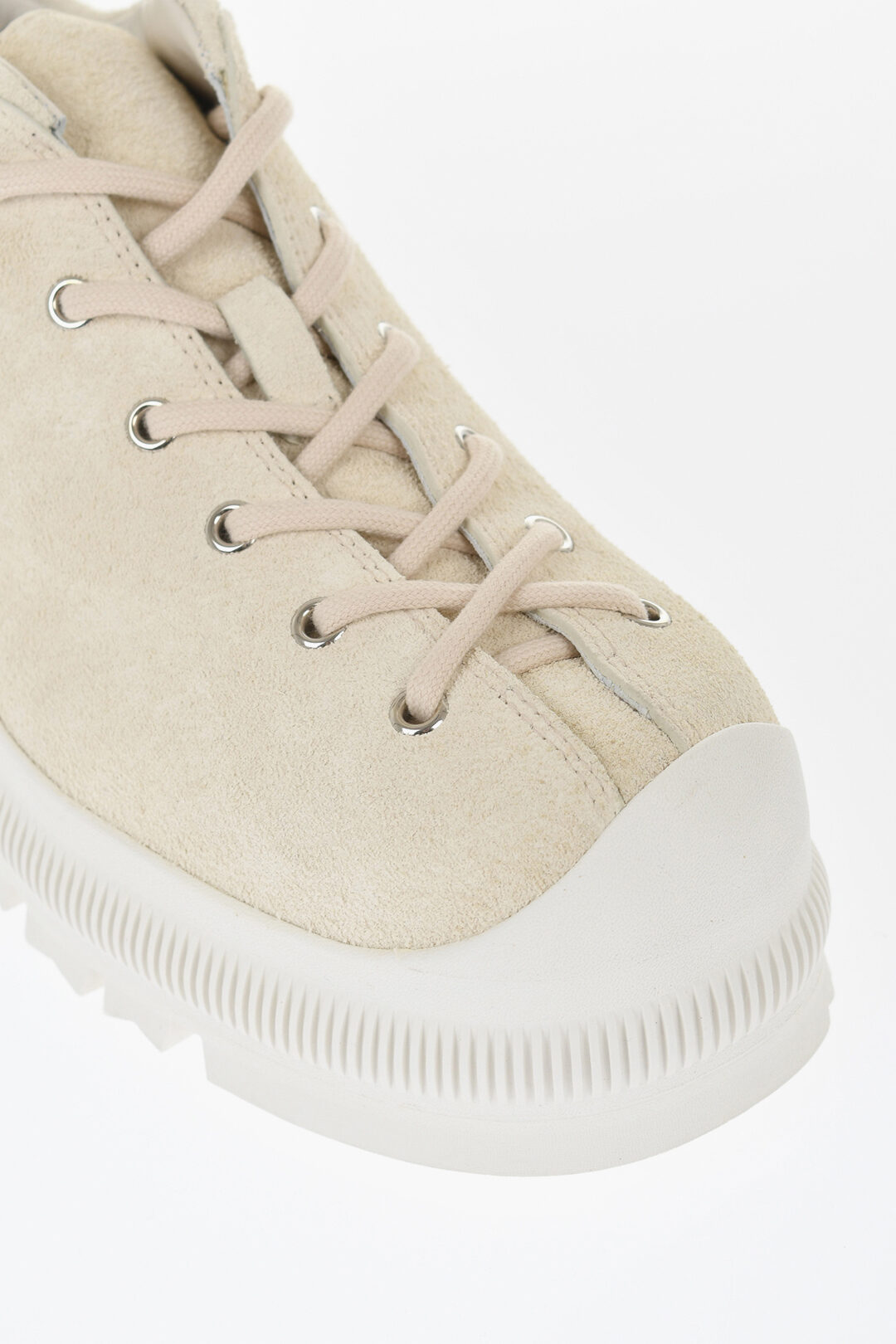 Jil Sander Suede Lace-up Sneakers with Vibram Sole men