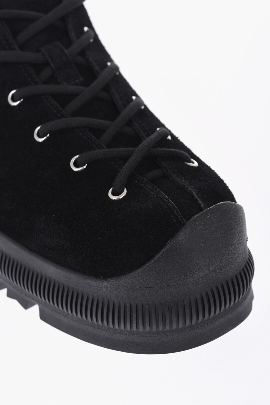 Suede Lace-up Sneakers with Vibram Sole Suede Lace-up Sneakers with Vibram Sole