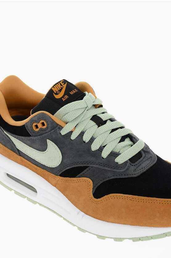 Nike Suede Leather AIR MAX 1 PRM Low top Sneakers men Glamood Outlet