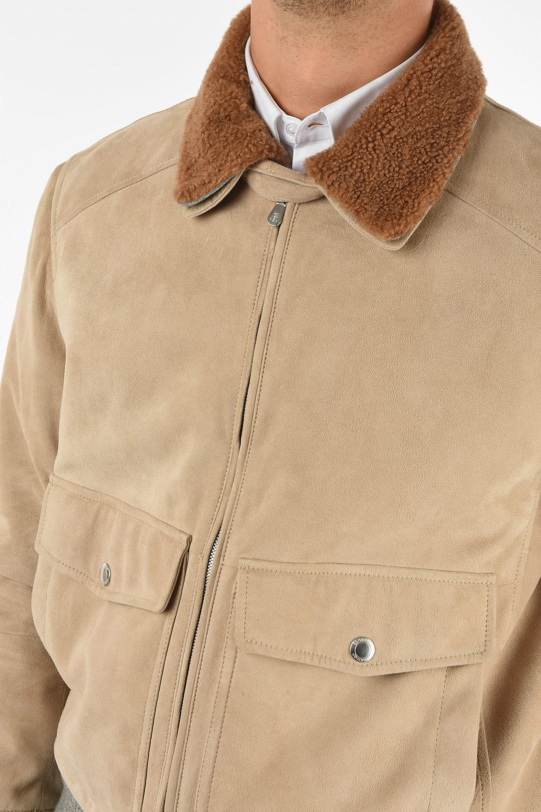 suede pilot jacket