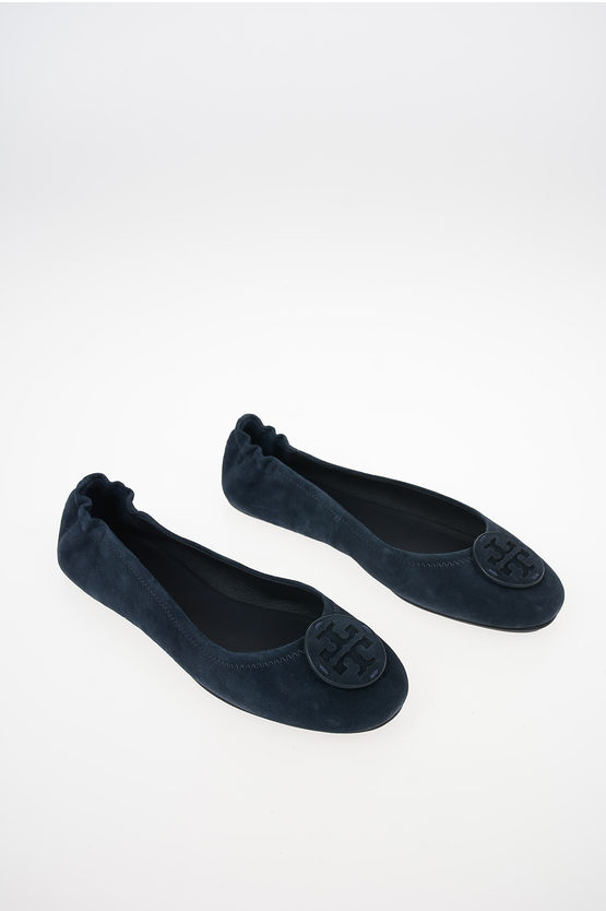 Tory Burch Suede Leather MINNIE Ballet Flat women - Glamood Outlet