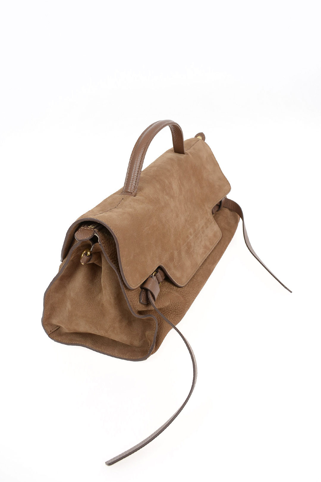 Zanellato Suede leather NINA M UTE Baguette bag women - Glamood Outlet