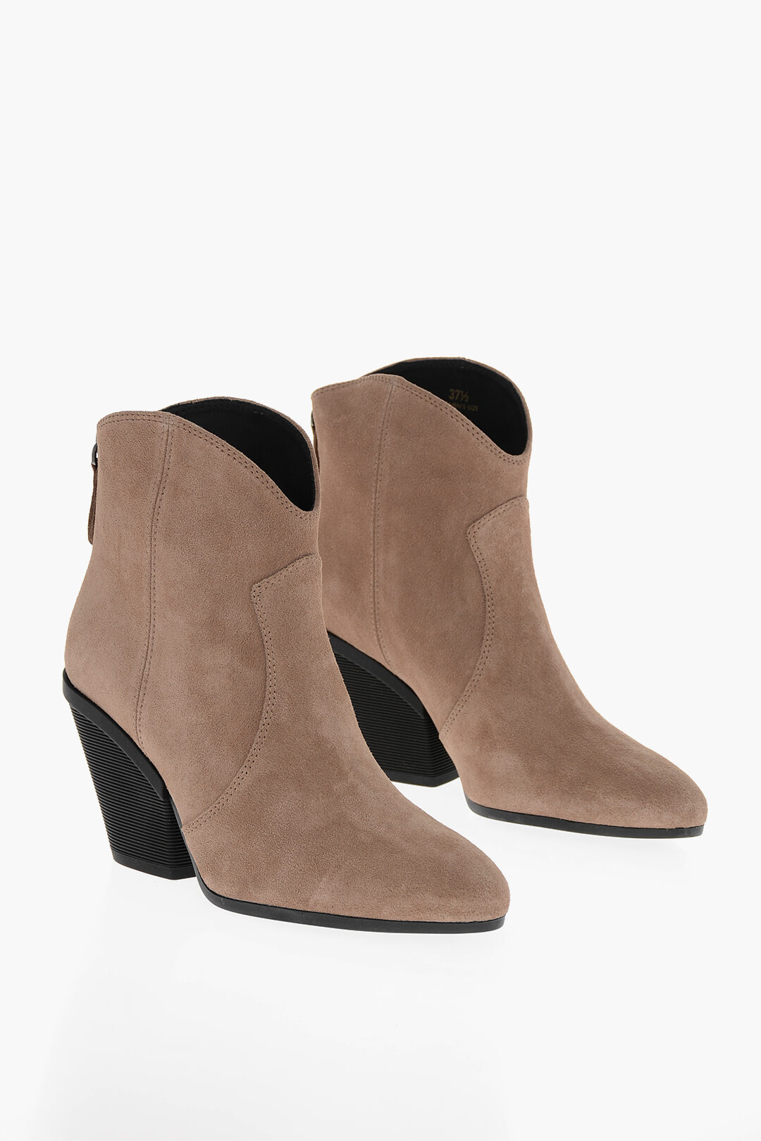 Back zip sale booties