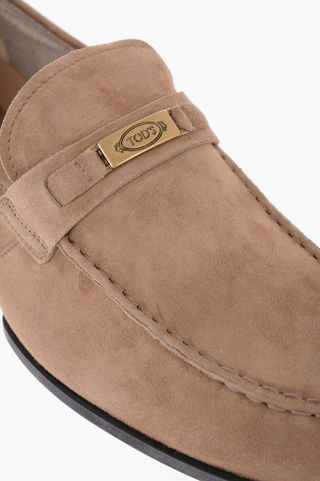 【関税＆送料込み】Tod'S Brown Loafers With Logo Plaque On Tod's logo-plaque Loafers | Brown | FARFETCH CA