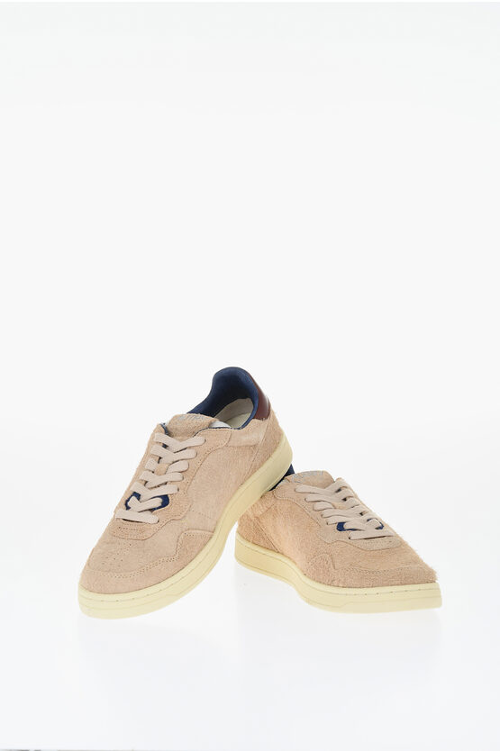 Shop Autry Suede Low-top Sneakers With Contrast Sole