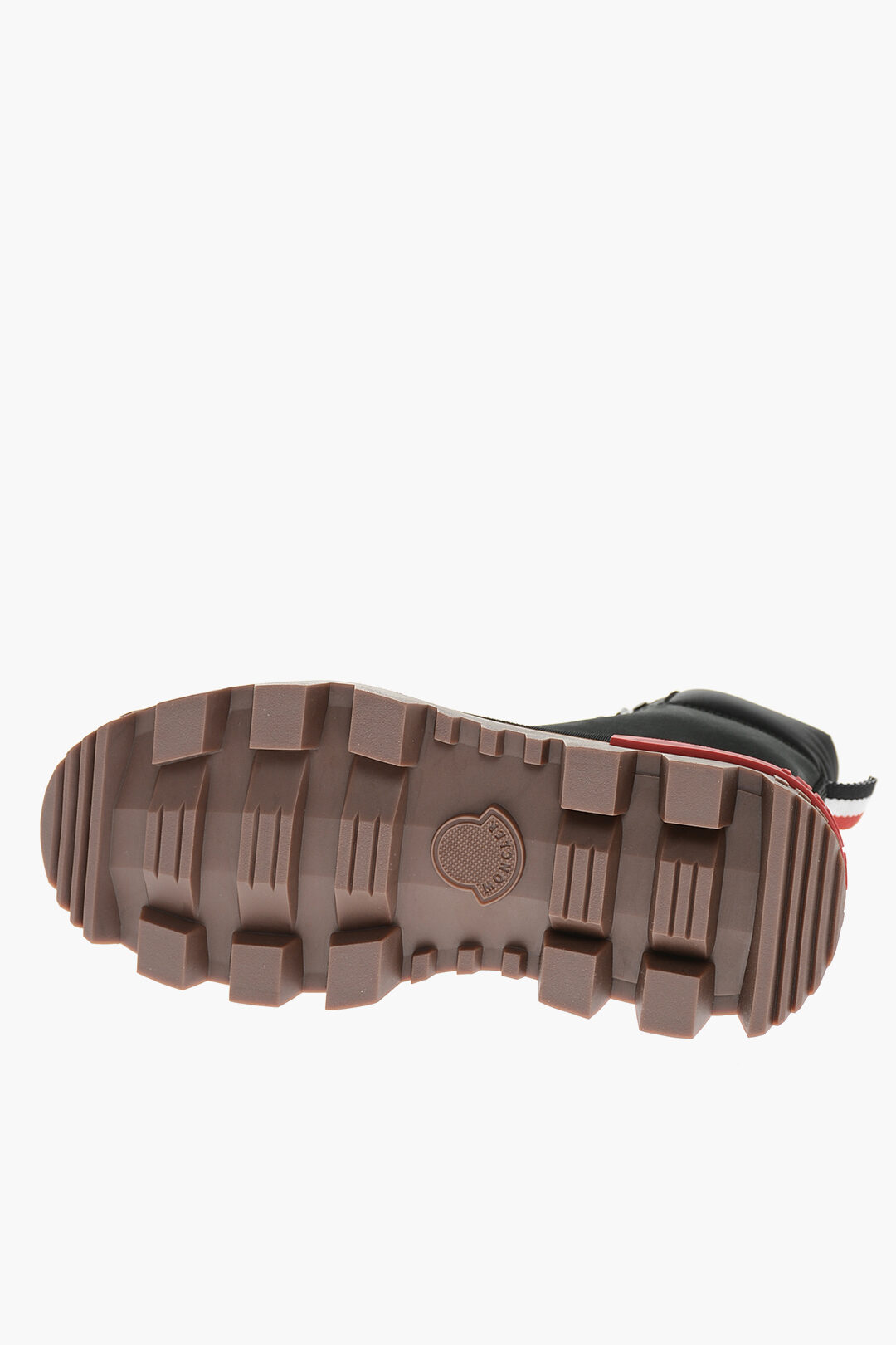 MONCLER Mon Corp スエードレザーショートブーツ ブラウン