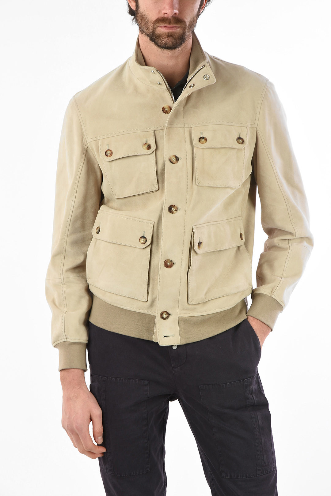 Mens multi outlet pocket jacket